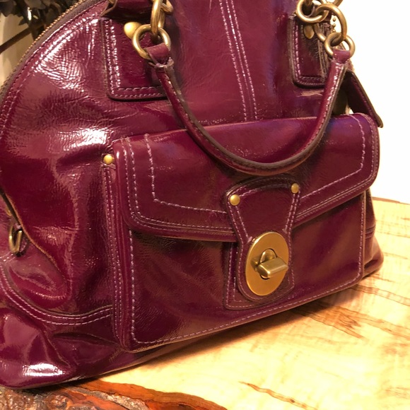 emerald green coach purse